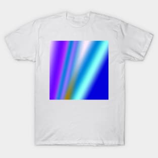 BLUE GREEN WHITE ABSTRACT TEXTURE PATTERN T-Shirt